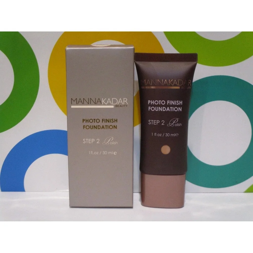 MANNA KADAR BEAUTY Photo Finish‎ Foundation 1 OZ C3 Flawless Linen #83216 Tube